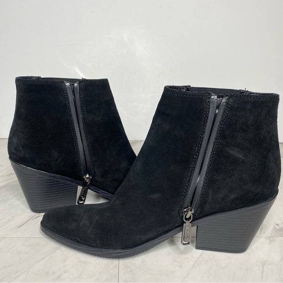 Blondo Nanite Black Suede Waterproof Bootie 8 1/2 - Picture 6 of 14
